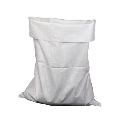 China Recycled materials China new material plastic pp woven bag 50kg for seeds, grain, rice and flour with factory price, pp woven bag for sale