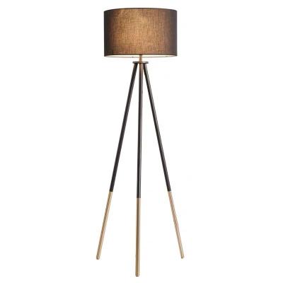 China Modern Modern Tripod Fabric Shade Position Floor Led Lamp For Living Room for sale