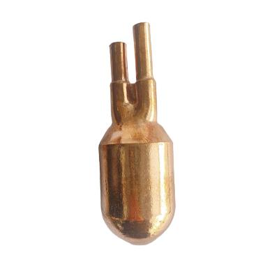 China High Quality Hydraulic Bladder Copper Accumulator, Refrigeration Accessories Copper Accumulator for sale