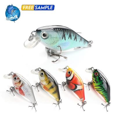 China ABS plastic 4cm mini wobbler 4g lure trout hard top plastic crankbait lure fishing lipless fishing for sale