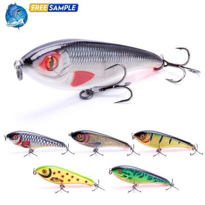 China ABS 21g Hard Plastic 9cm Rattlin Vib Fishing Lure Sinking Artificial Jerkbait Wobblers Pike Lures for Fishing Tackle Lure Jig Bait PESCA for sale