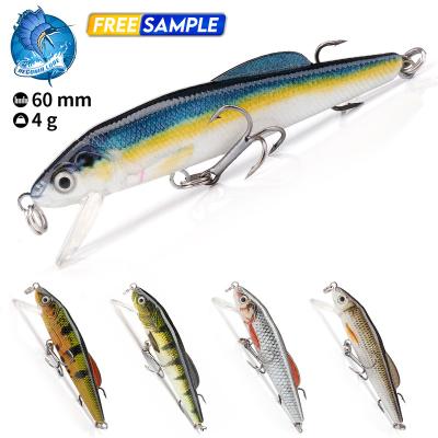 China Vivid Action Clear Plastic Minnow Lure Tuna Body Cast Minnow Bionic Swimming Fish Lure Hard Lure for sale