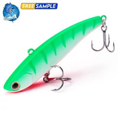 China ABS 12g plastic 70mm VIB lure artificial crankbaits customized empty big lie for sale