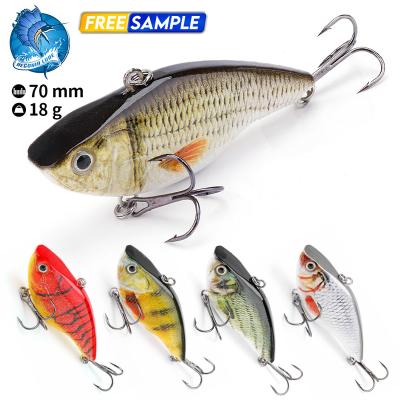 China Vivid Fish Action Crankbait Wonderful Lipless Slow Sink Lure VIB Trout Fishing Swimming Lures for sale