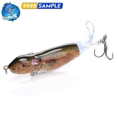 China Ourdoor Fishing Rat Fishing Lure Set Bait Set Mouse Coarse Lie Plopper Floating Fishing Lures New PESCA With Spinning Tail Soft Lure Fish for sale