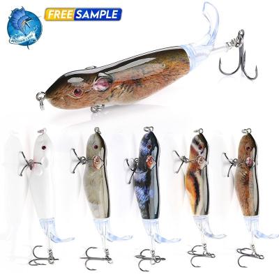 China Vivid Fish Swimming Action 90mm 13g Like 3D Eyes Rat Hard Body Bait Fishing Lures for sale