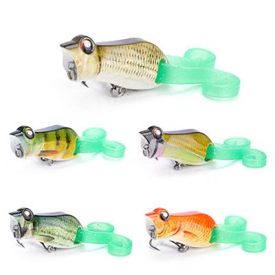 China Hot Selling 5.6cm Action Vivid Fish Frog 11.2g Artificial Bait Snap Lure Swimming Lure for sale