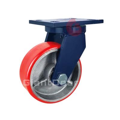 China Industrial Super Heavy Duty PIVOT 3 Ton Heavy Duty 1.5 Ton 2 Ton Load Caster Wheel Iron Core for sale