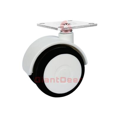 China Wholesale High Quality PIVOT Silent Swivel Medical PU Caster Roller 50mm for sale