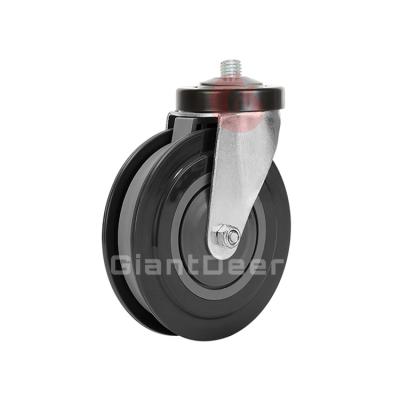 China Professional Swivel Manufacturer Threaded Stem 12mm Supermarket Evelater Wheel Caster Wheels for sale