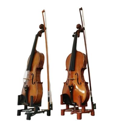 China Factory Supply Violin Adjustable Foldable Violin Stand With Bow Stand for sale