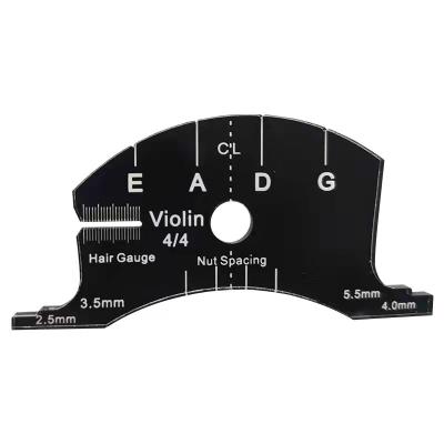 China Violin Making Fingerboard Making 4/4 3/4 1/2 1/4 Gauge Viola Violin Bridge Gauge for sale