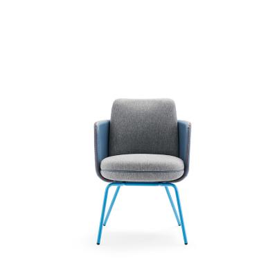 China Factory sale various modern popular nordic wingback book chair for office for sale