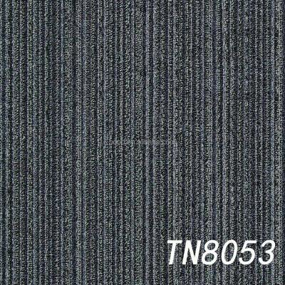 China Stain Resistant Nylon Office Carpet Mat Tiles 50x50cm With PVC Backing for sale