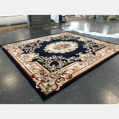 China Wool Non Slip Custom Hand Tufted Rug And Area Rug For Living Room for sale