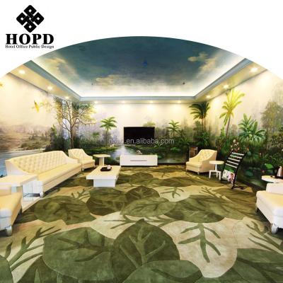 China Fire Resistant Hand Tufted Manufacturer in China, Persian Silk Carpet Tree of Life for sale