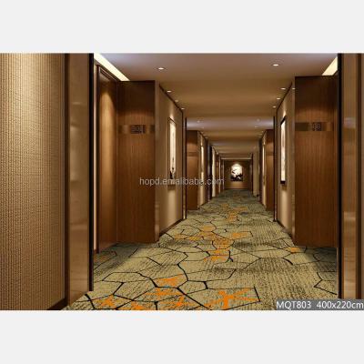 China Non-Slip Manufacturing Prined Cinema Hotel Wall-To-Wall Carpet for sale