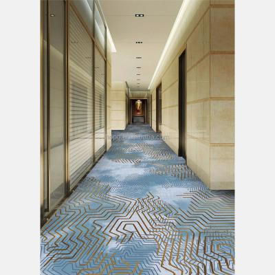 China 100% Polyester Non Slip Wall To Wall Carpet Rolls For Hotel Corridor Ballroom for sale