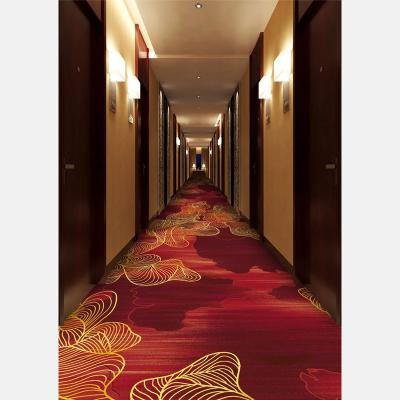 China Non Slip Printed Wall To Wall Carpets For Rolling Flooring Carpet For Hotel for sale