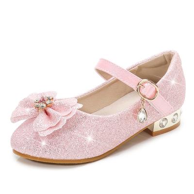 China The fashion trend 2021 new fall fashion dance shoes girls bow princess shoes for sale