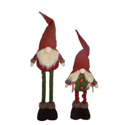 China Mr. and Mrs. Standing Stretchy POLYESTER Christmas Gnome Doll from Santa Claus Gnome for sale