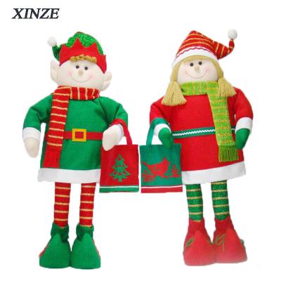 China Doll Large Size Animated Christmas Christamas Decoration Elf Outdoor Decoration for sale