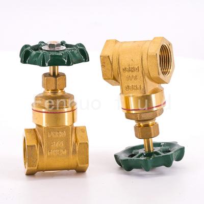 China Pn16 Inch Thread Water Bronze Forged Brass Gate Valve 1/2 General China Manufacturer With Best Quality for sale