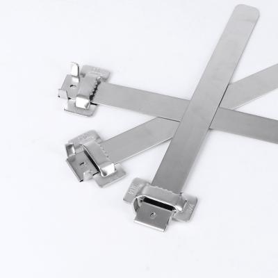 China 2.5 100 Rustproof Metal Cable Ties 201 316 Stainless Steel for sale