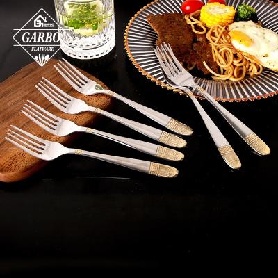 China Durable Home Use Durable 201ss Dinner Fork Sets Mirror Polishing 8 Inch 18/2 Stainless Steel Dinner Fork For Breakfast Lunch Dinner Use for sale