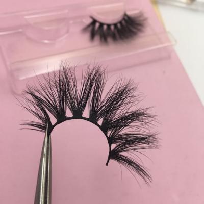 China Long 3D Mink Eyelash False Mink Eyelash Strip Lashes Private Label False Eyelashes Natural Hand Made Mink for sale