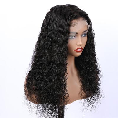 China Hot Selling Transparent Lace Front Wigs Hd Water Wave Full Lace Water Wave Hair Transparent Wig 13x4 Hair for sale