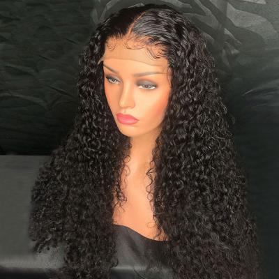 China Water Wave Hd Transparent Lace Frontal Wig, 13x4 Lace Front Human Hair Wigs With Baby Hair, Transparent Lace Front Wigs For Black Women for sale