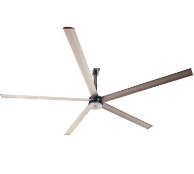 China 750 m2 high large large remote control industrial lever 5blades ceiling fans for sale