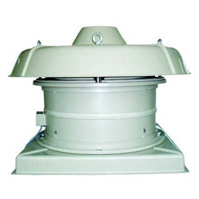 China Factory EXCELAIR Series High Volume Industrial Roof Exhaust Fan with Round Roof Duct Covers for sale