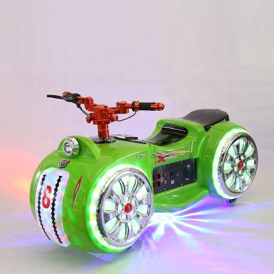 China 2020 Fun Square Plastic Kiddie Rides Electric Motorcycle Ghost Motor for sale