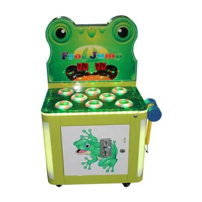 China Mini Kids Game Hit Frog Popular Coin Operated Pop Up Hammer Redemption Game Machine For Game Bar W60*D50*H105cm for sale