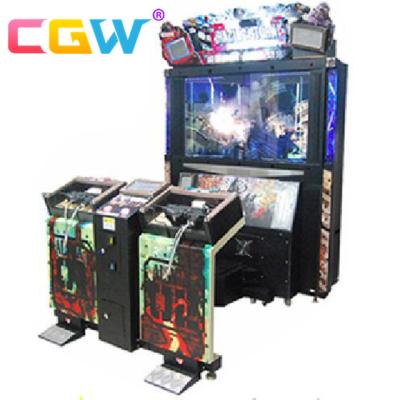 China High Quality Metal Frame Engine Game Enclosing CGW Storm Shooting Gun Shooting Electronic Game Coin Operated Game Machine for sale