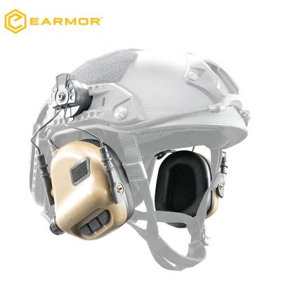 China OPSMEN EARMOR M31H ARC Helmet Military Helmet Earmuff Electronic Sound Proof Earmuff 150mm x 100mm x 120mm for sale