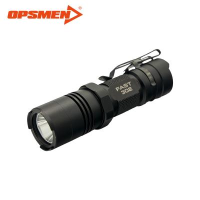 China Fast Hot Sale 302 Factory Emergency Opsmen Tactical Flashlight Mini Torch Led Hunting Tactical Flashlight for sale