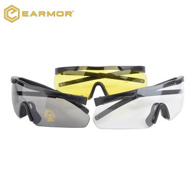 China The 400 UV protection pass OPSMEN EARMOR S01 shooting glasses designed to make advantages of eyes protection for sale