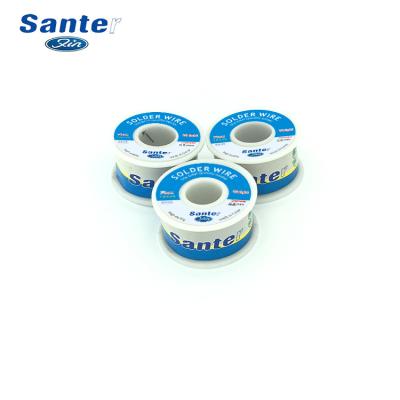 China Excellent Soldering Performance Santer 65/35 Size Quality No Soldering Wire 0.8mm 200g Tin Flux Rosin Activated Cored Cleaning Solder Wire for sale