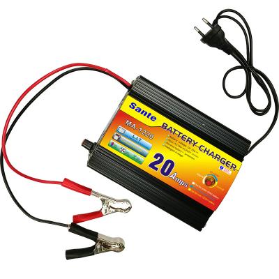 China Smart Charger Santer Battery Charger MA-1220A 100V-240V Lead Acid Battery Charger With LED Display for sale