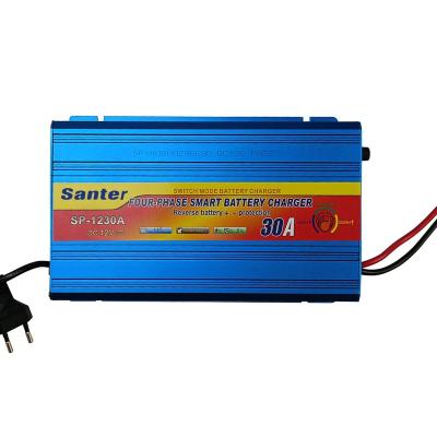 China Santer Standard Battery Charger MA-1230AS 100V-240V Smart Lead Acid Battery Amps Charger for sale