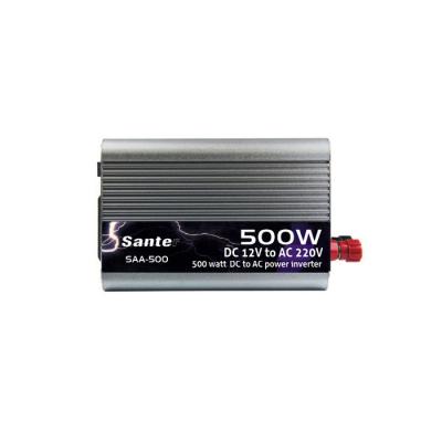 China High Efficiency 500Watt 12V DC To Electric Modified Pure Sine Wave 220VAC SAA-500 Power Inverter 150x95x55mm for sale