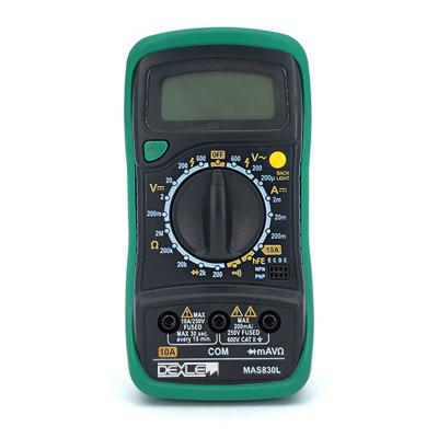 China Popular Digital Multimeter MAS830L Multimeter Dimension Temperature Origin Range Resistance Spot Model Voltage Current MAS830L for sale