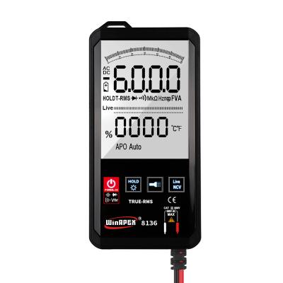 China ET8136 Dual Touch Screen Digital Multimeter LCD Large Screen Smart Positive Display Screen 6000counts Digital-Analog ET8136 for sale