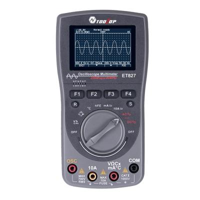 China 0â „ ƒ ~+40â „ ƒ ; < Smart 75%RH 2in1 Digital 40MHz 200Msps/S Oscilloscope 6000Counts True RMS Multimeter With Analog AUTO Multimeter ET827 for sale