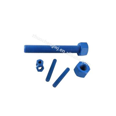 China Steel ptfe a325 heavy duty blue bolt and nut for sale