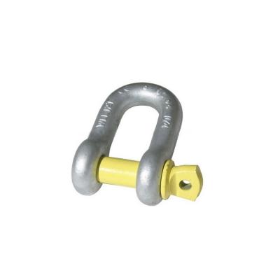 China US General Industry Drop Quenched And Tempered Type Forged D Shackle With Alloy Pin for sale