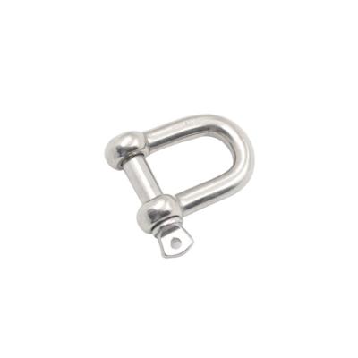 China General Industry Stainless Steel D Type Adjustable Shackle With Clevis Pin for sale